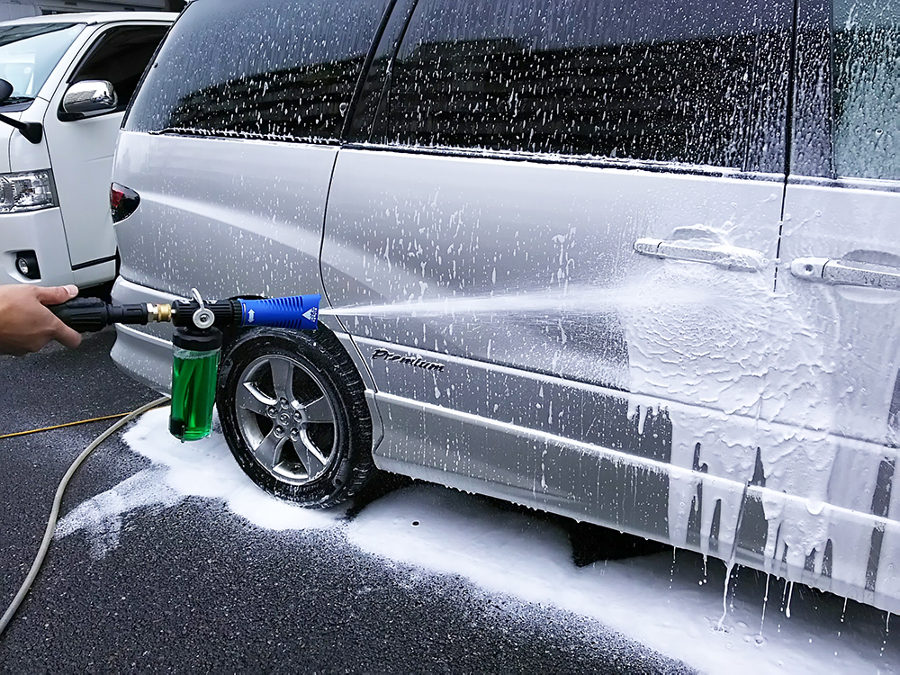 高圧洗浄機で洗車 おすすめカーシャンプー プロが教える高圧洗浄機 高圧洗浄機の専門店 ヒダカショップ