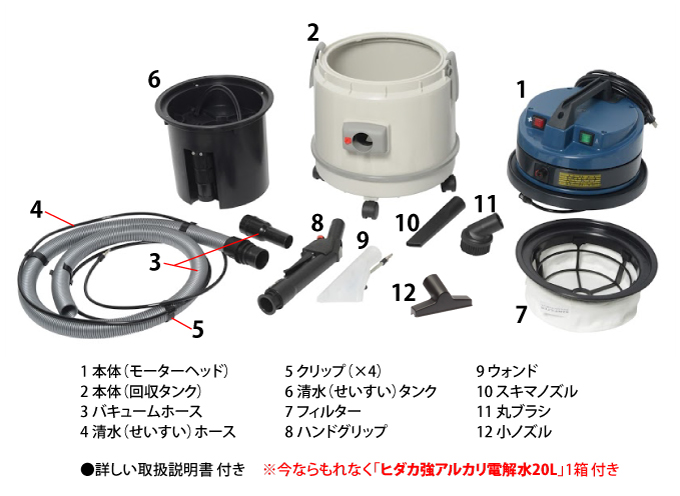 HIDAKA シートクリーニング用リンサー SRV-01C