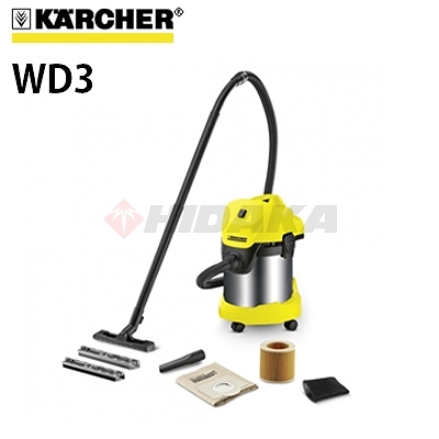 ケルヒャー 家庭用 乾湿両用 バキュームクリーナー WD3 wd3 | 商品詳細