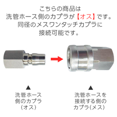 送料無料ヒダカ 業務用 プロ仕様 洗管ホース 分ステンレス