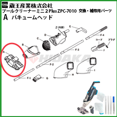 �o�L���[���w�b�h�iA�j�v�[���N���[�i�[�~�j2Plus ZPC-7010�p�@1025310000023�y�����Y�Ɓz<br>�ᗣ���s�E������s�E���[�J�[������