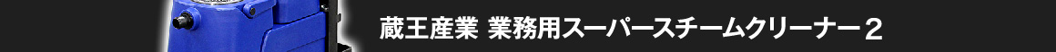 蔵王産業 業務用スーパースチームクリーナー